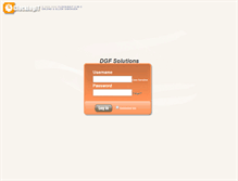 Tablet Screenshot of dgf-solutions.clockingit.com