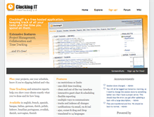 Tablet Screenshot of cybersages.clockingit.com