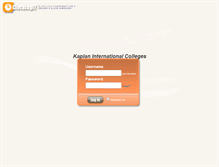 Tablet Screenshot of kaplaninternational.clockingit.com